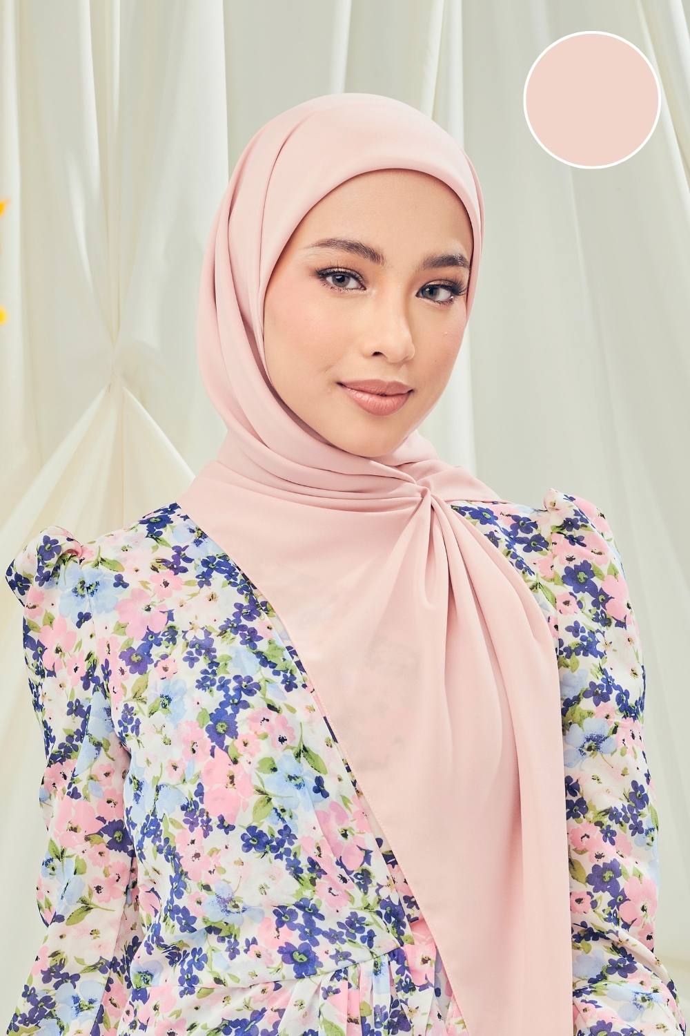 Petrascarves - Alyssa Basics Square (Blush Pink)