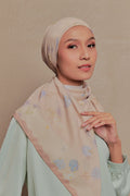 Petrascarves - Everbloome Collection Cotton Square (Brunette)