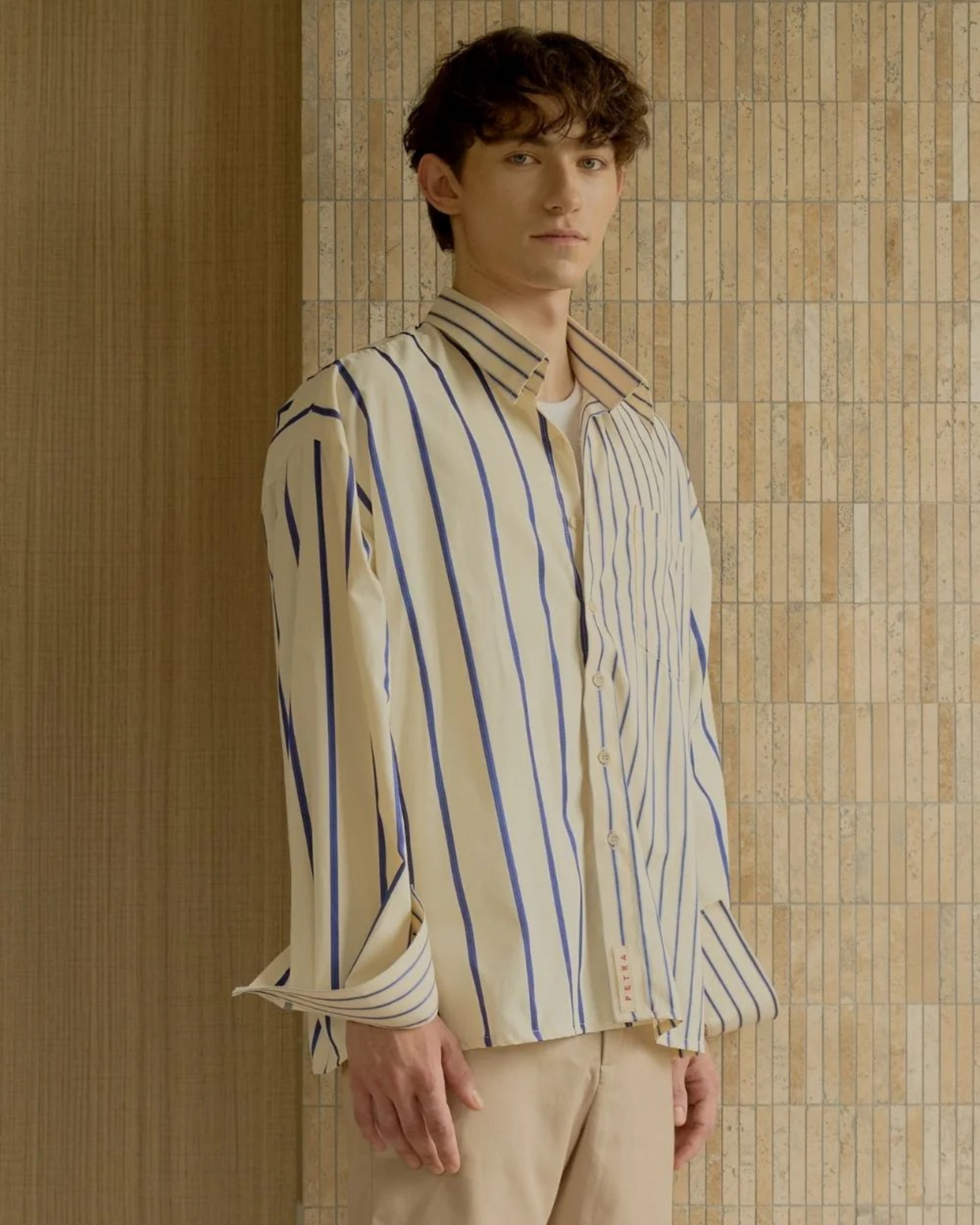 Le Chemise Raye (Cream Blue)