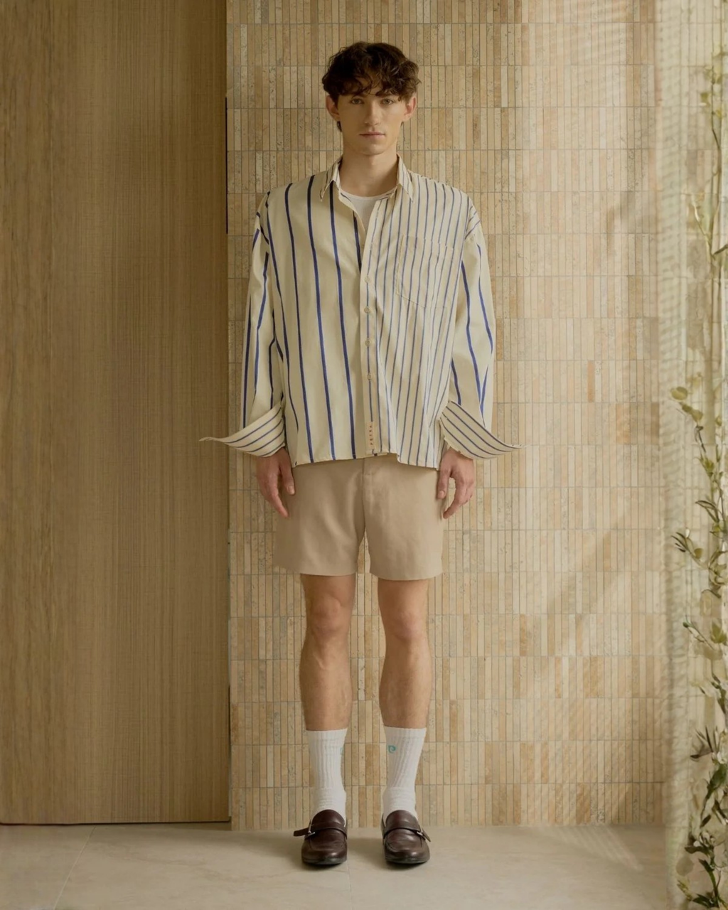 Le Chemise Raye (Cream Blue)