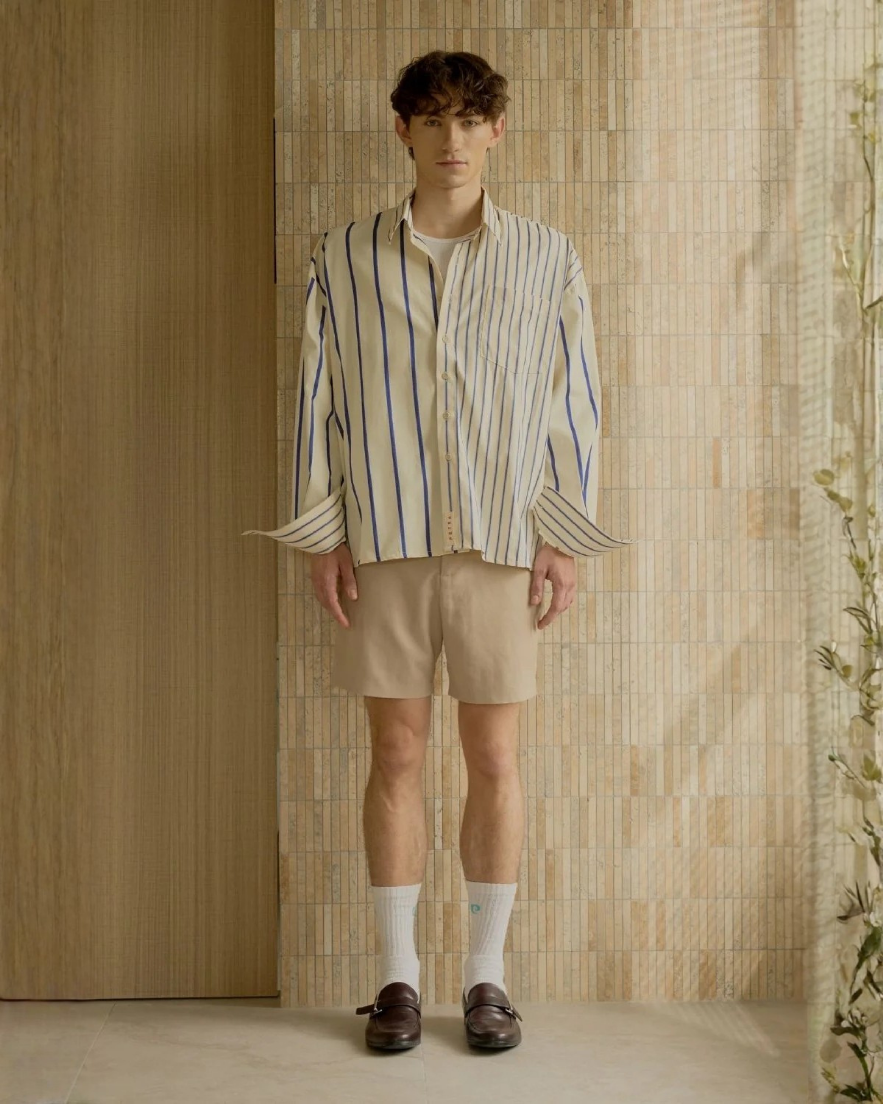 Le Chemise Raye (Cream Blue)