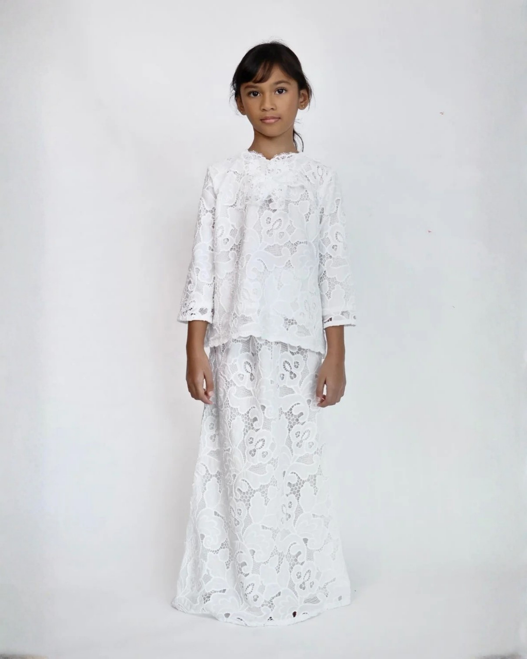 Waldorf Embroidered Kurung Kedah Kids
