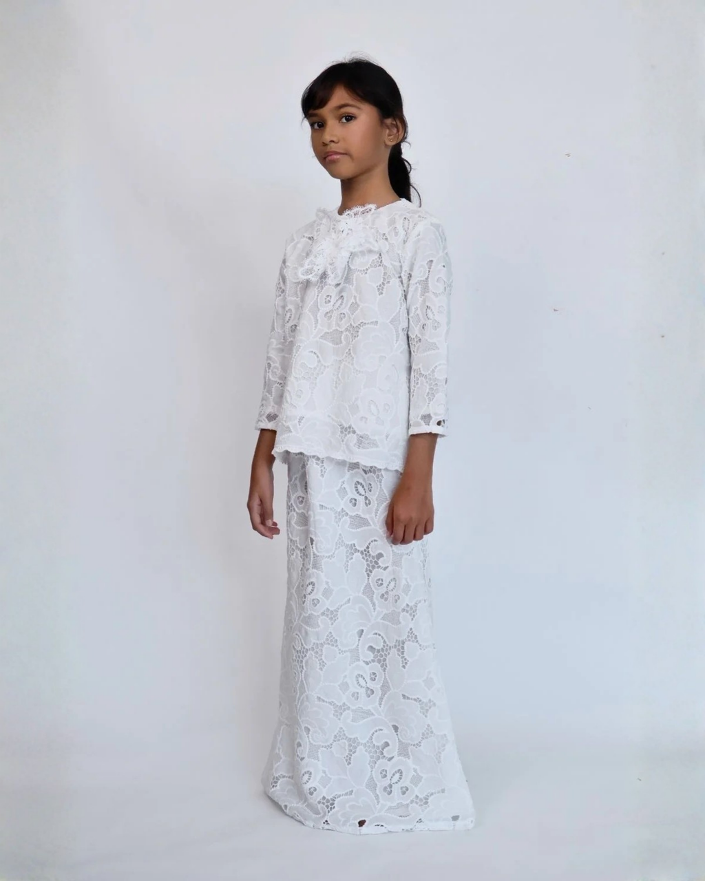Waldorf Embroidered Kurung Kedah Kids