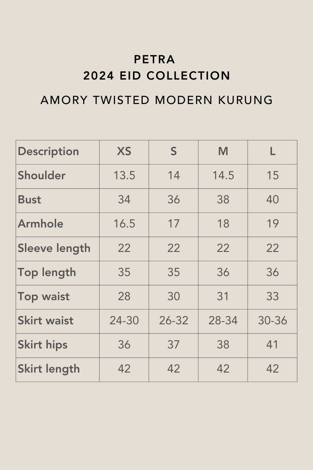 Amory Twisted Satin Modern Kurung