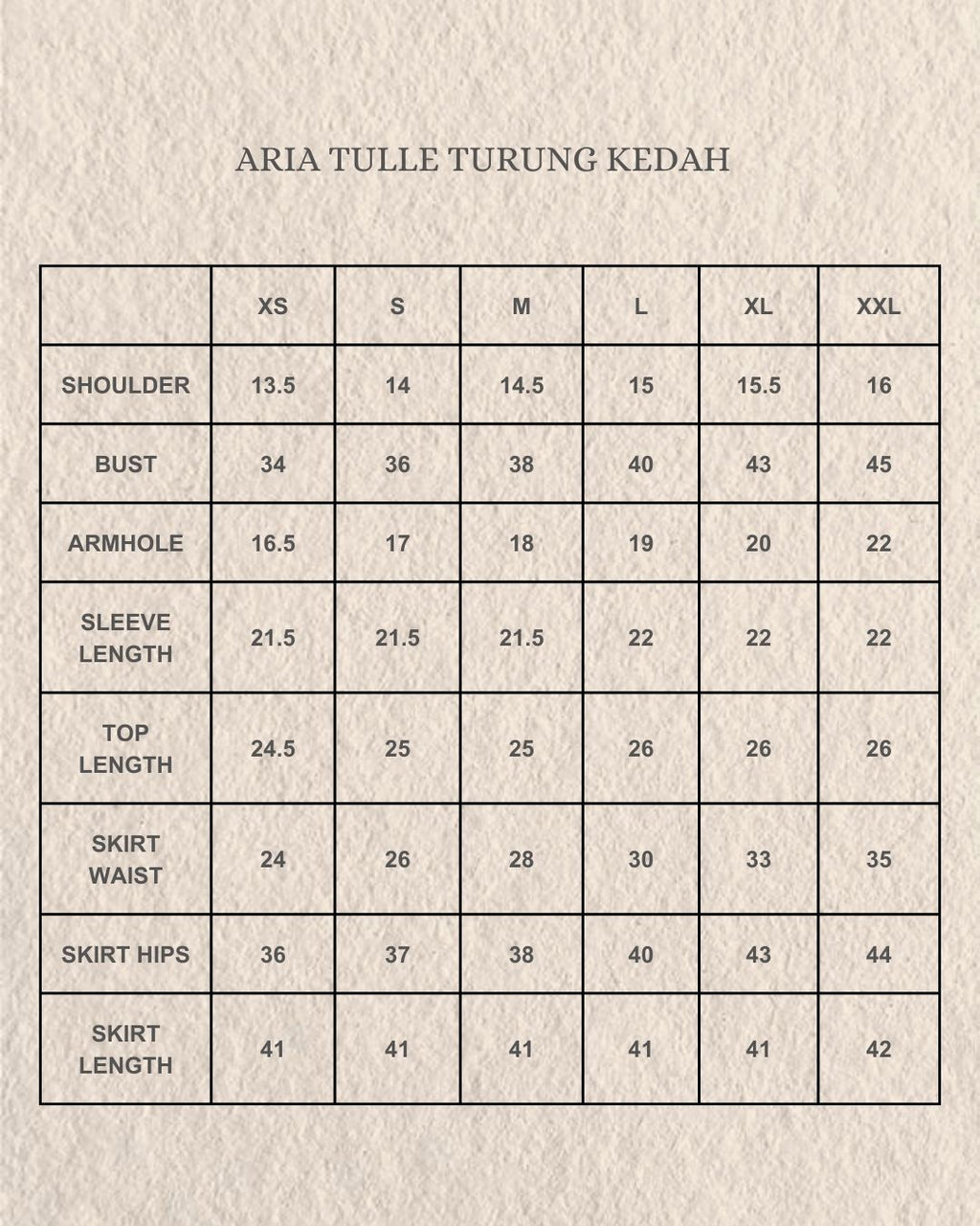 Aria Tulle Kurung Kedah