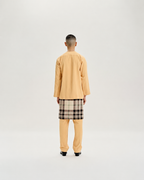 Abraham Baju Melayu Teluk Belanga - Butter Peach