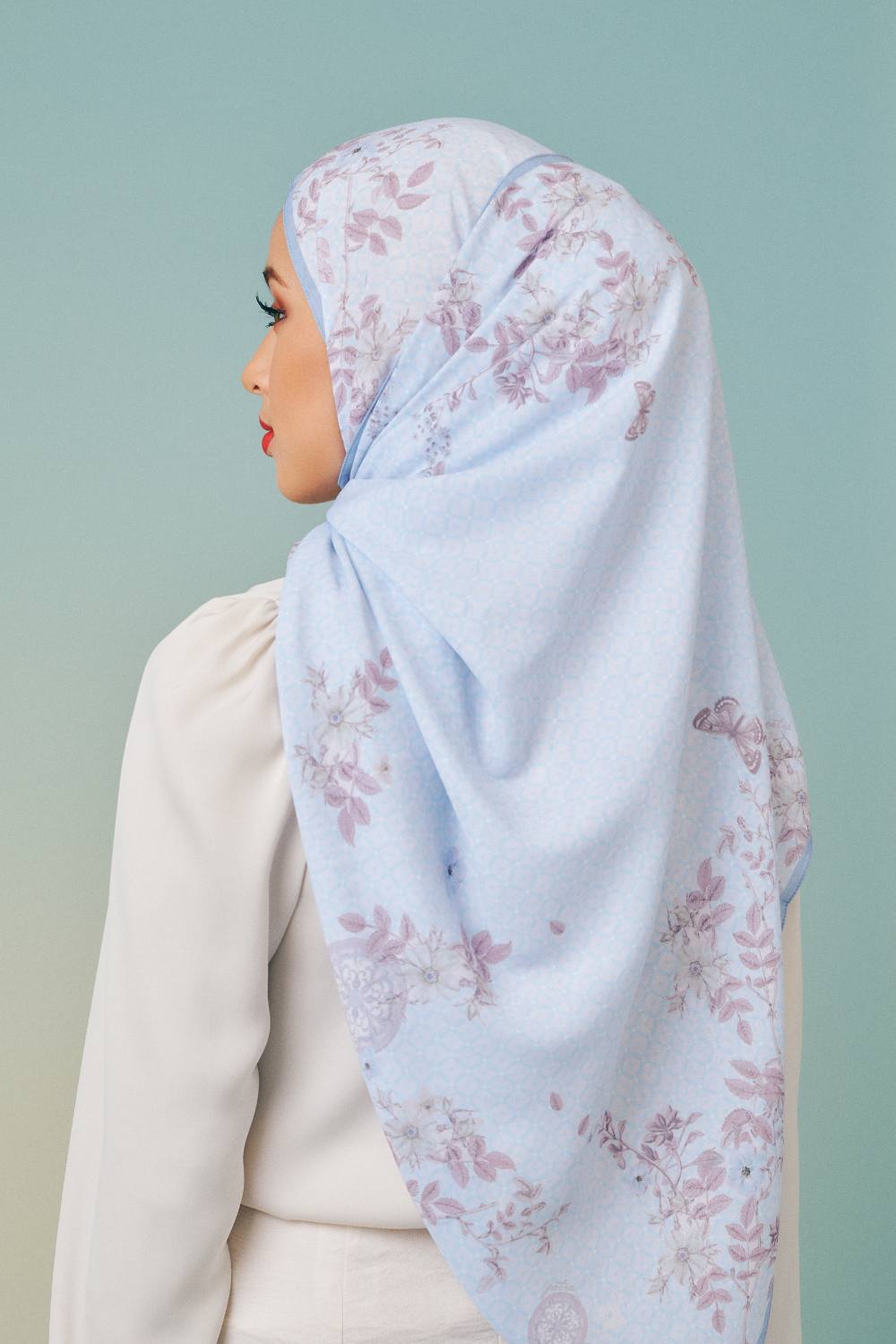 Petrascarves Oriental Collection Shawl (Blue Azure)