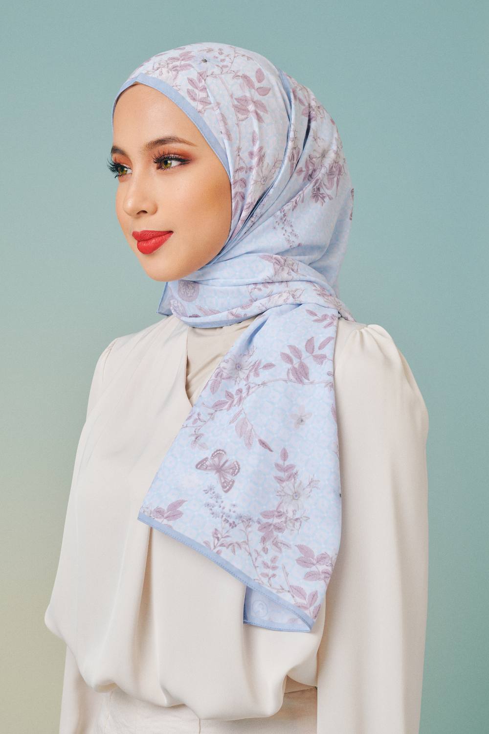 Petrascarves Oriental Collection Shawl (Blue Azure)