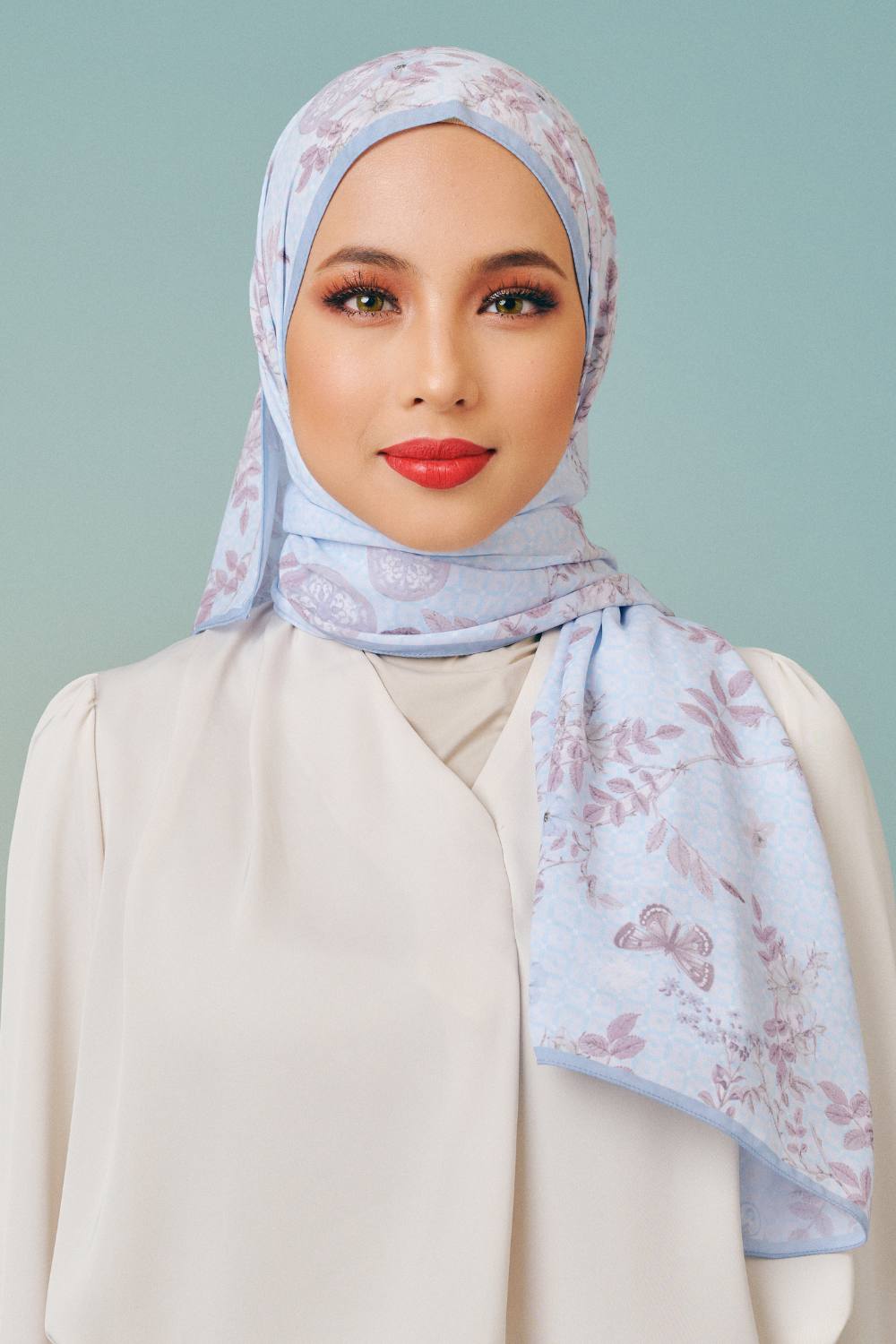 Petrascarves Oriental Collection Shawl (Blue Azure)