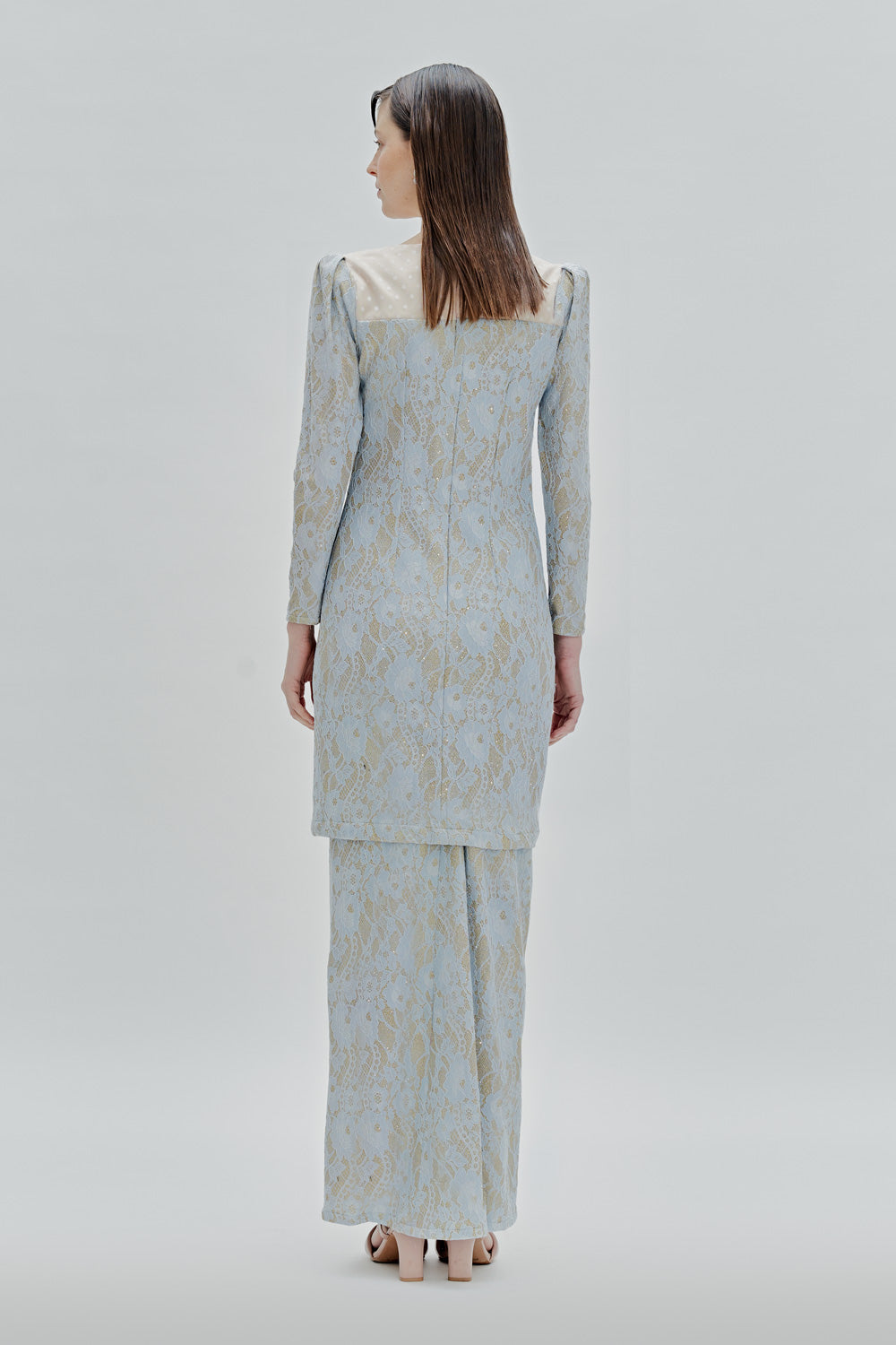 Brenda Lace Ruffles Kurung