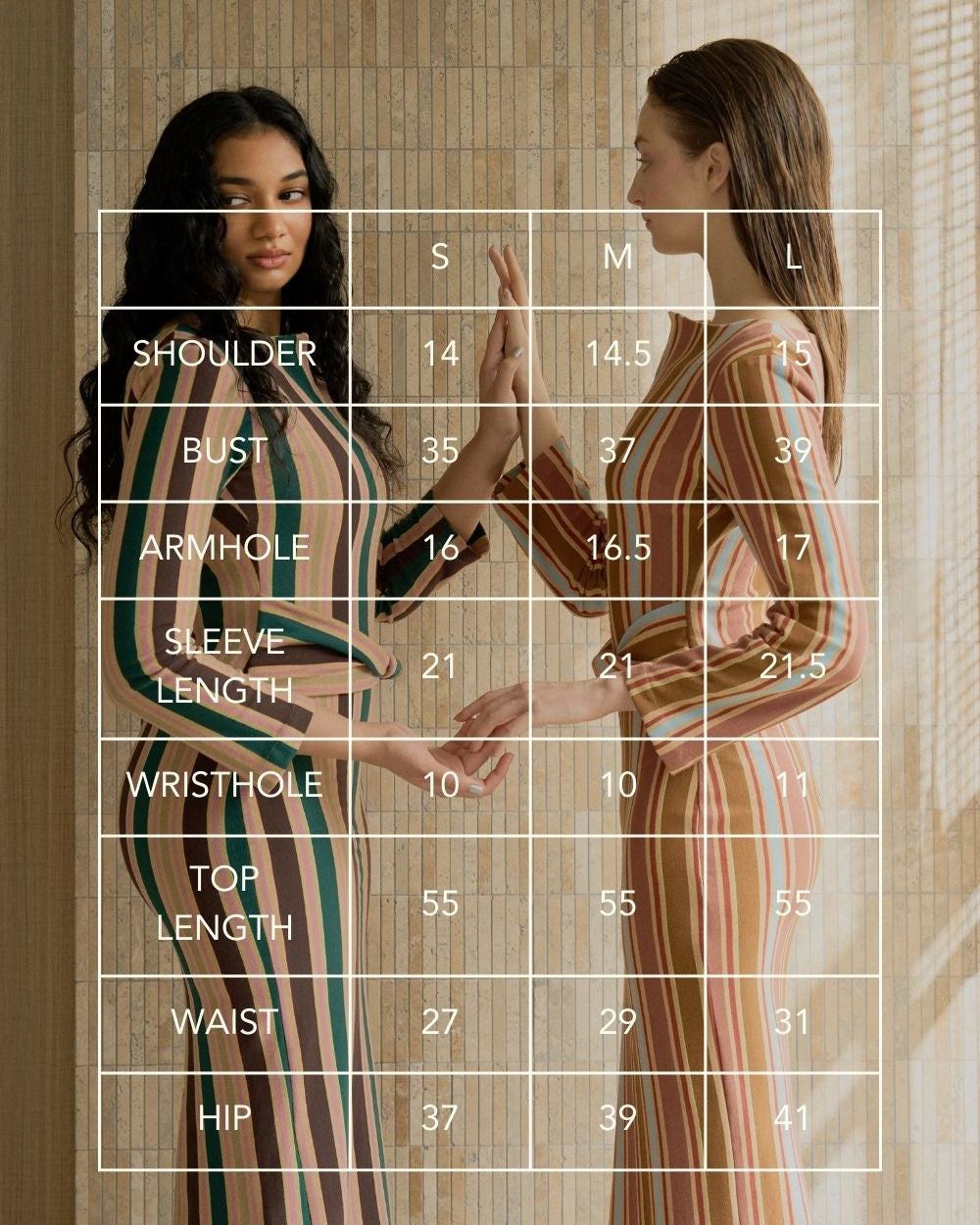 Le Robe Raye (Dark Green/Chocolate)