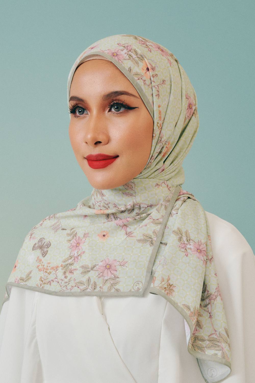 Petrascarves Oriental Collection Shawl (Bamboo Green)