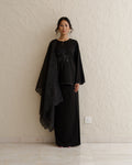 Myrna Baju Kurung Kedah-Black