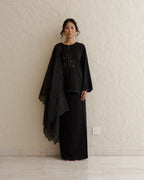 Myrna Baju Kurung Kedah-Black