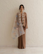 Feirani Kurung Kebaya-Oak Brown