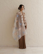 Feirani Kurung Kebaya-Oak Brown