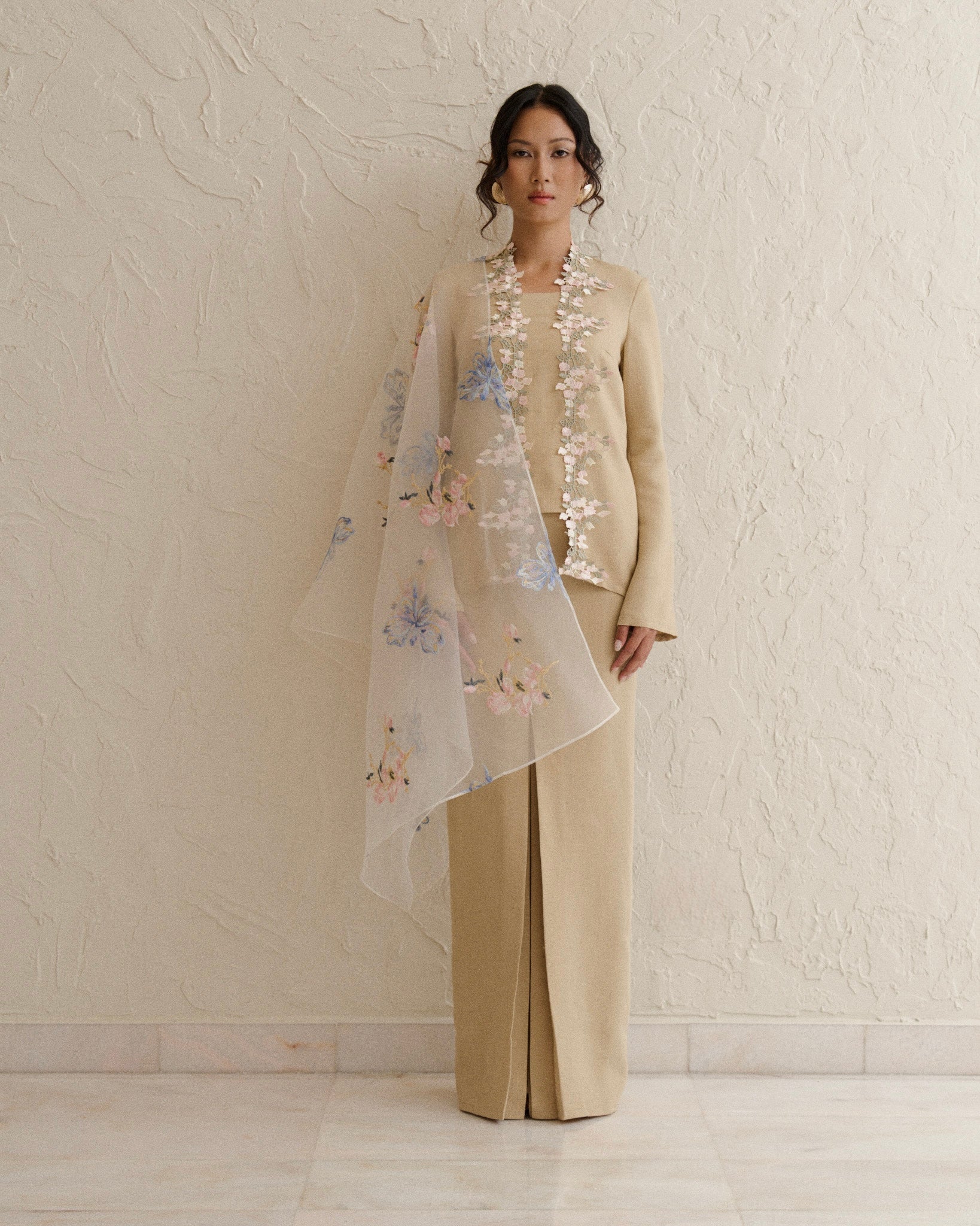 Feirani Kurung Kebaya-Dry Sage