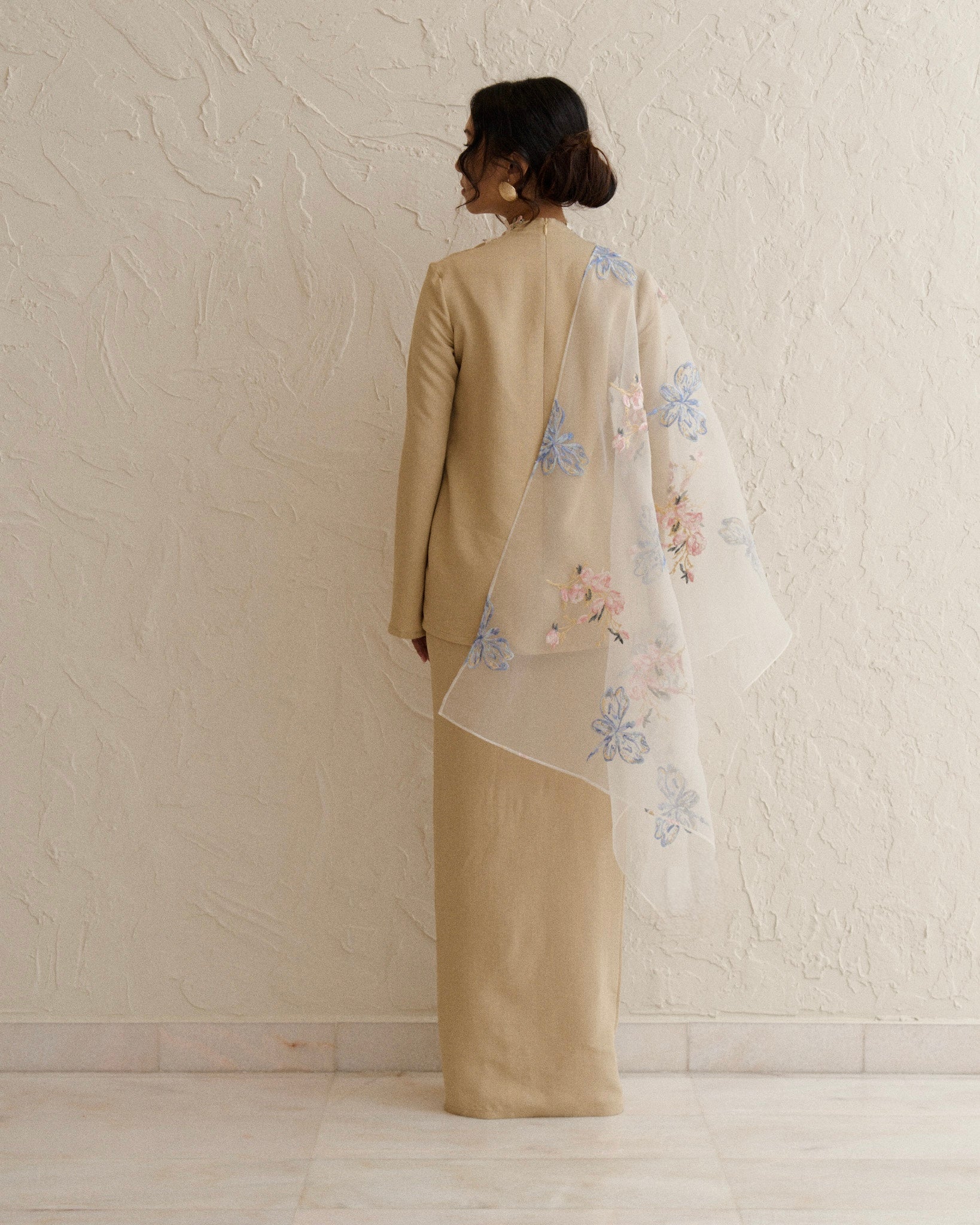 Feirani Kurung Kebaya-Dry Sage