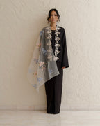 Feirani Kurung Kebaya-Black