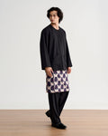 Abraham Baju Melayu Teluk Belanga - Classic Black