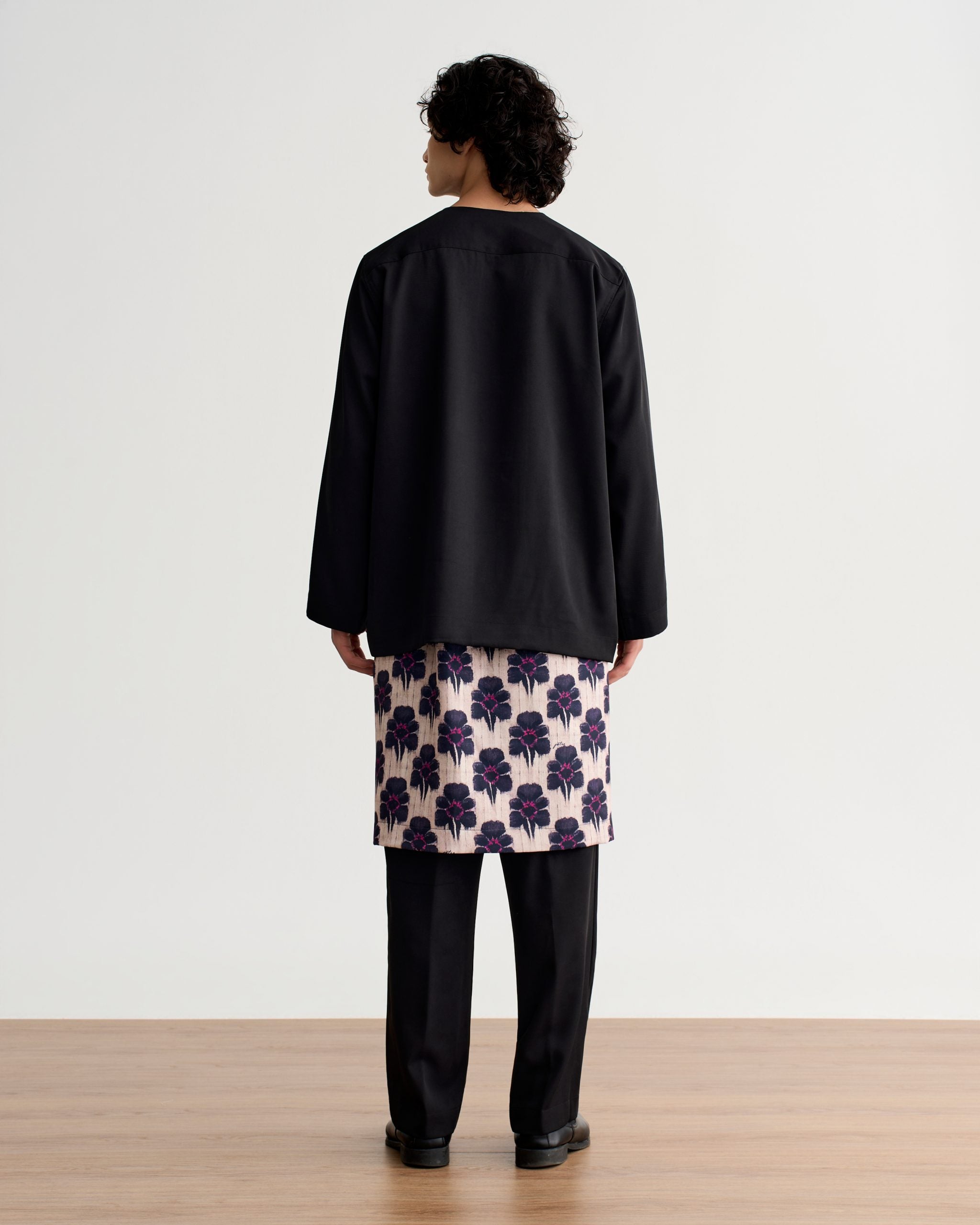 Abraham Baju Melayu Teluk Belanga - Classic Black