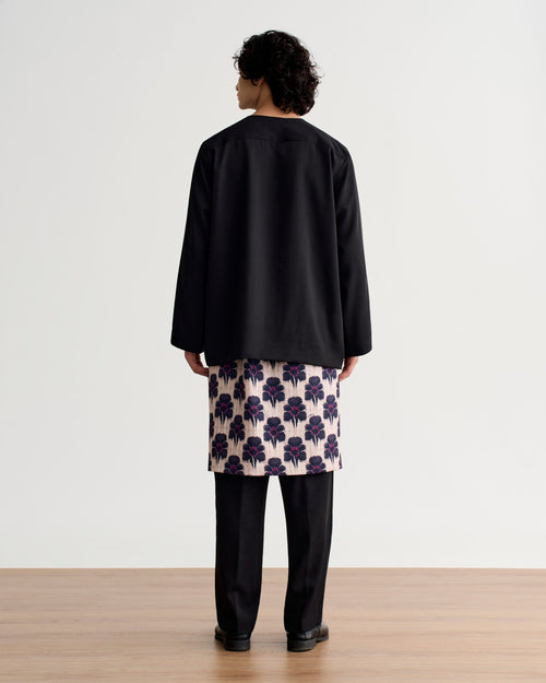 Abraham Baju Melayu Teluk Belanga - Classic Black