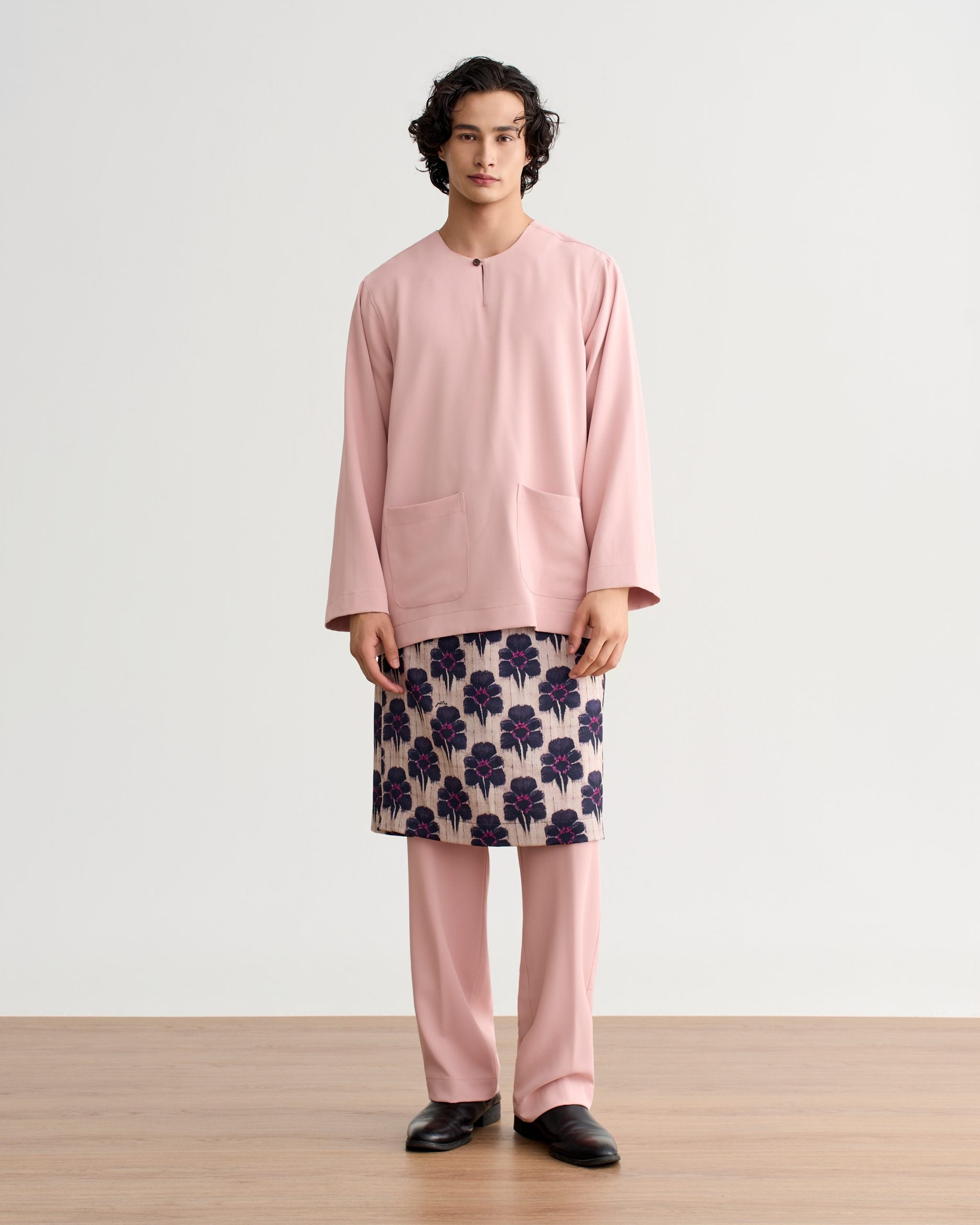 Abraham Baju Melayu  - Soft Pink