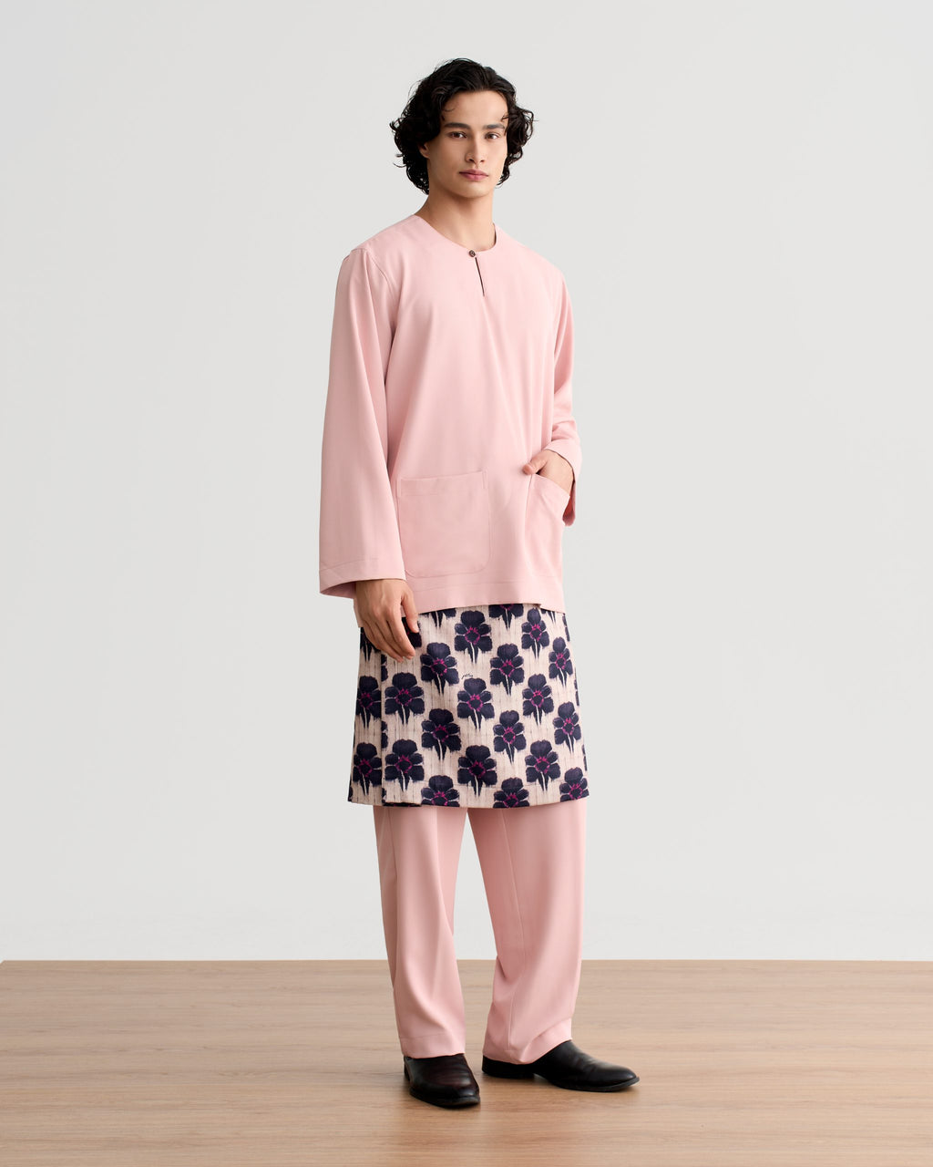 Abraham Baju Melayu  - Soft Pink
