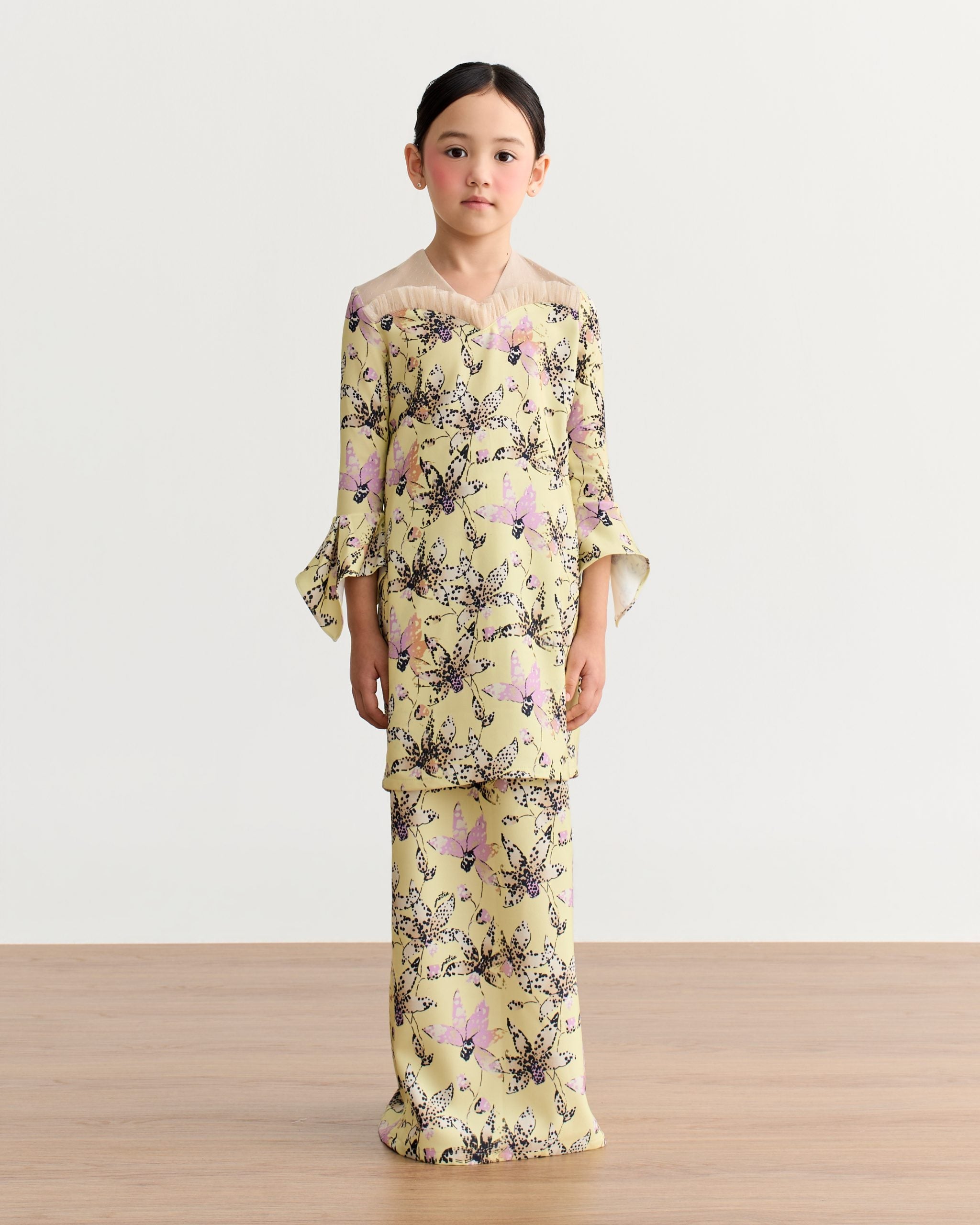 Selene Tulle Kurung Pahang Kids