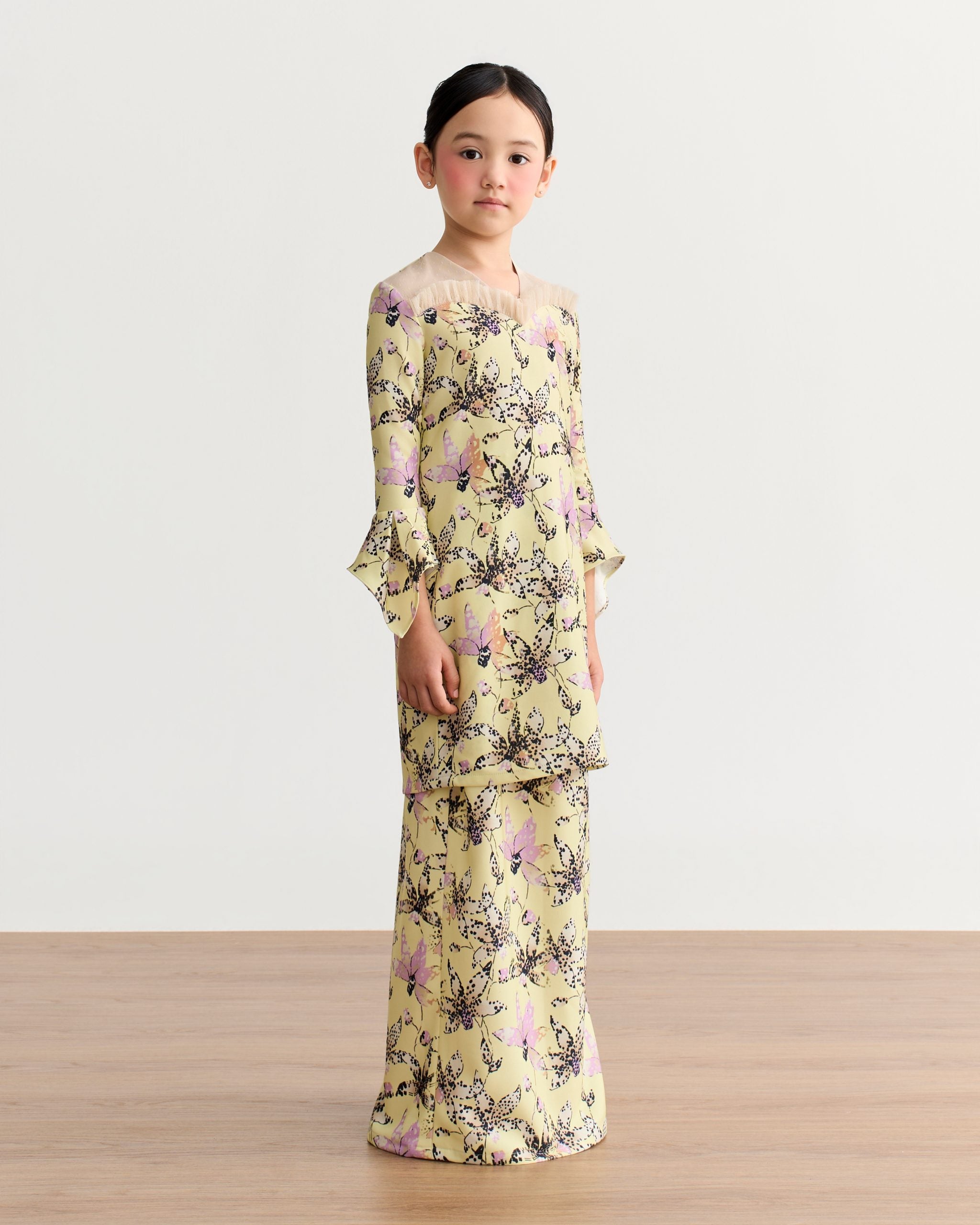 Selene Tulle Kurung Pahang Kids