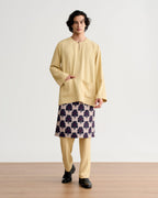 Abraham Baju Melayu Teluk Belanga - Soft Yellow
