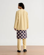 Abraham Baju Melayu Teluk Belanga - Soft Yellow