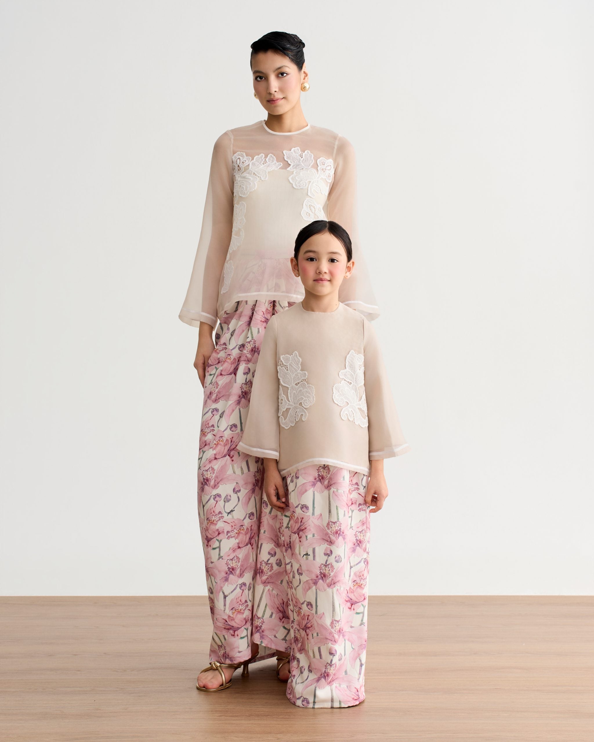 Idalia Organza Kurung Kedah Kids Soft Yellow