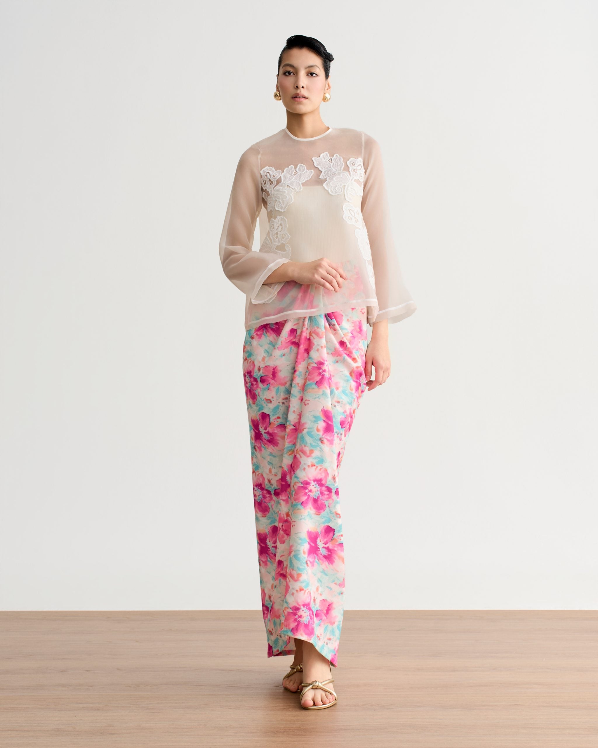 Idalia Organza Kurung Kedah In Pink