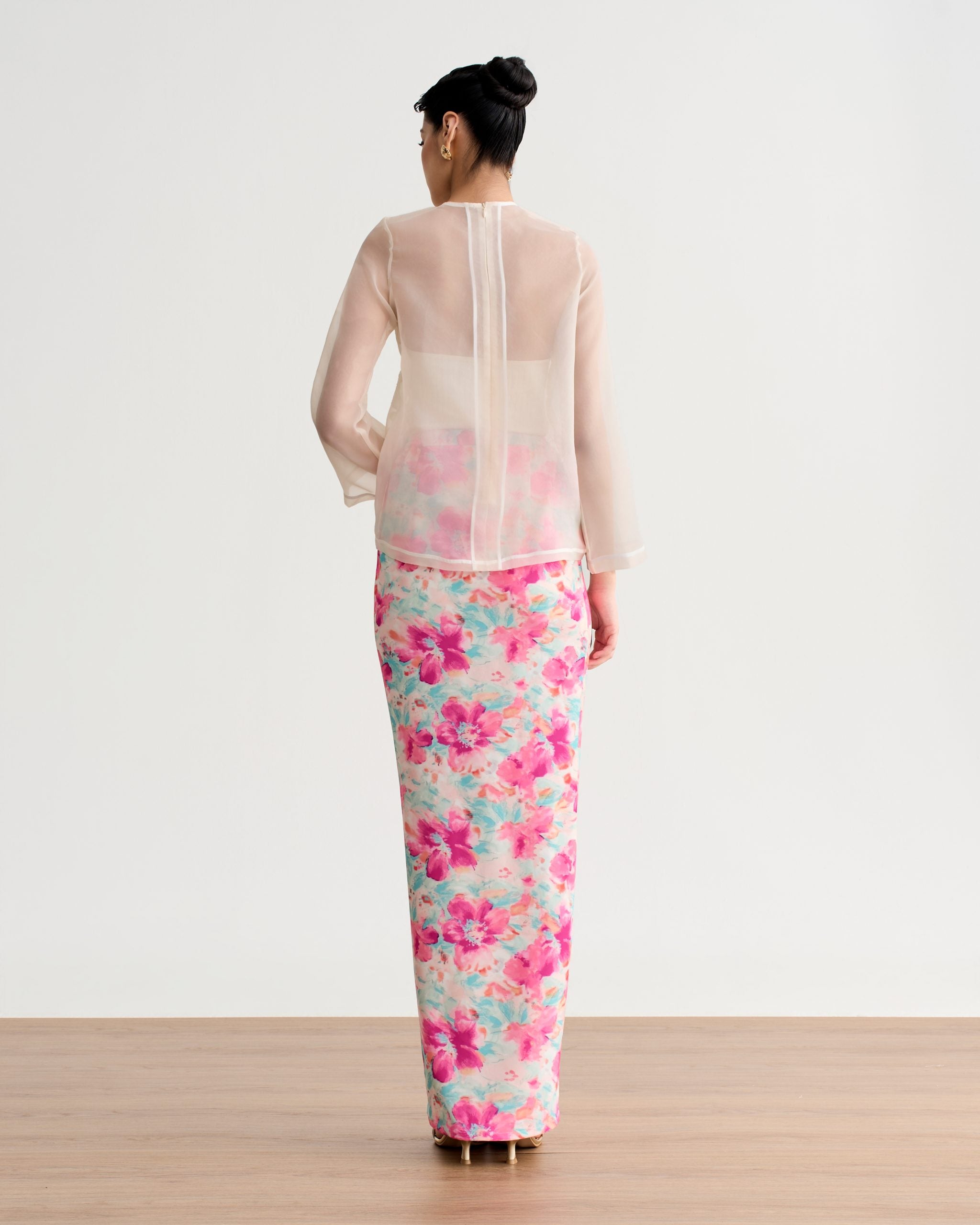 Idalia Organza Kurung Kedah In Pink