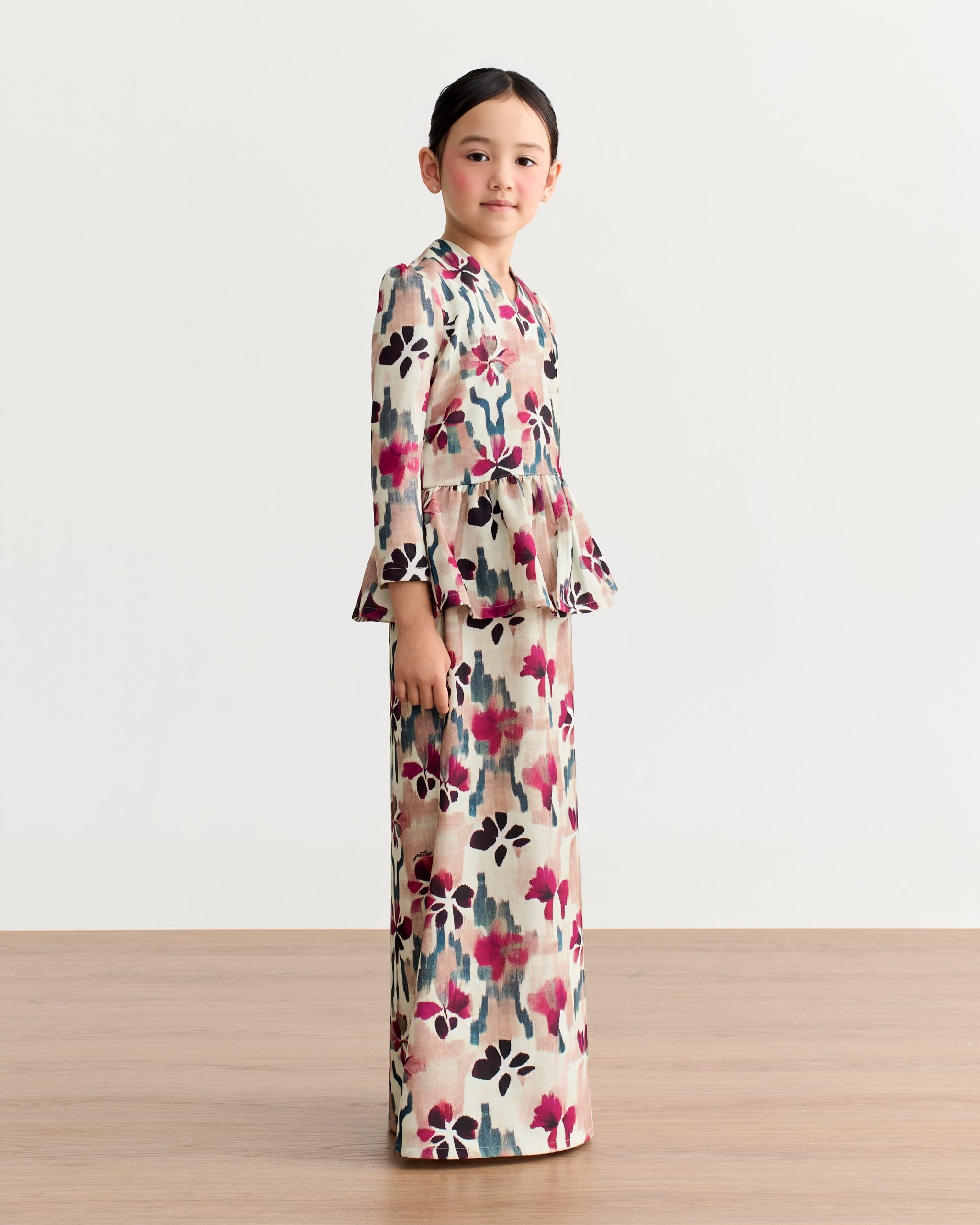 Raheen Peplum Kurung Kids