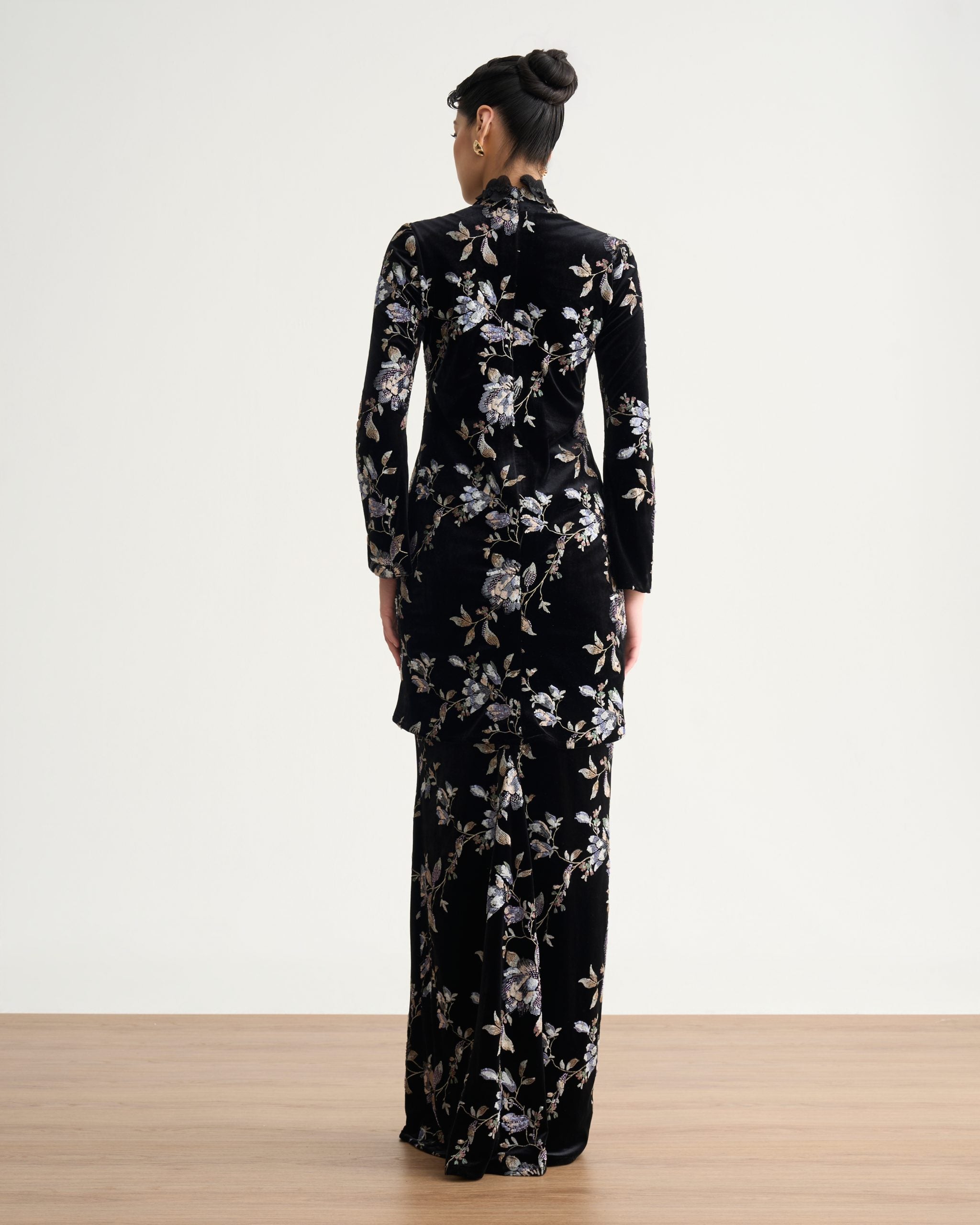 Paulette Sequin Long Kurung