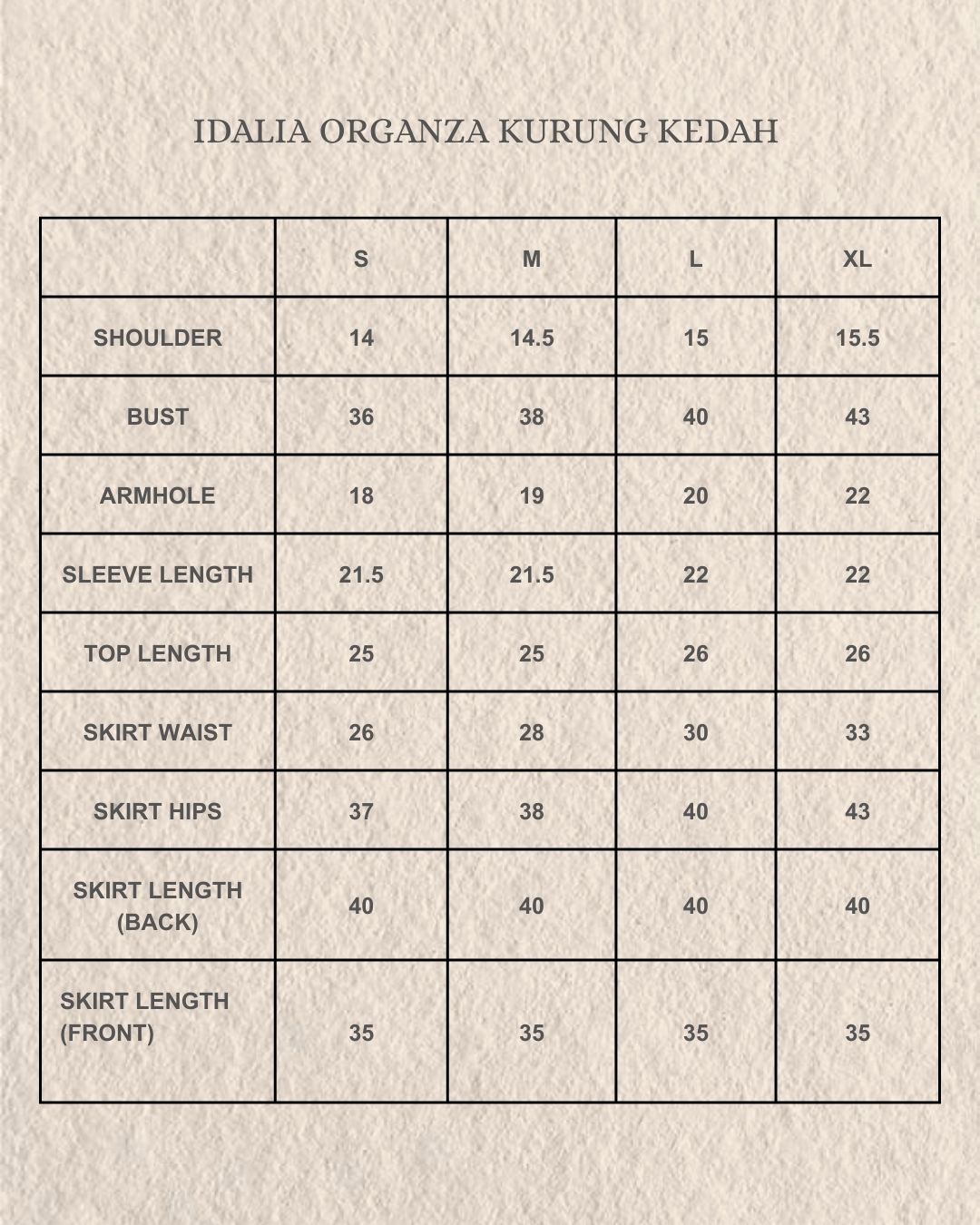 Idalia Organza Kurung Kedah In Brown