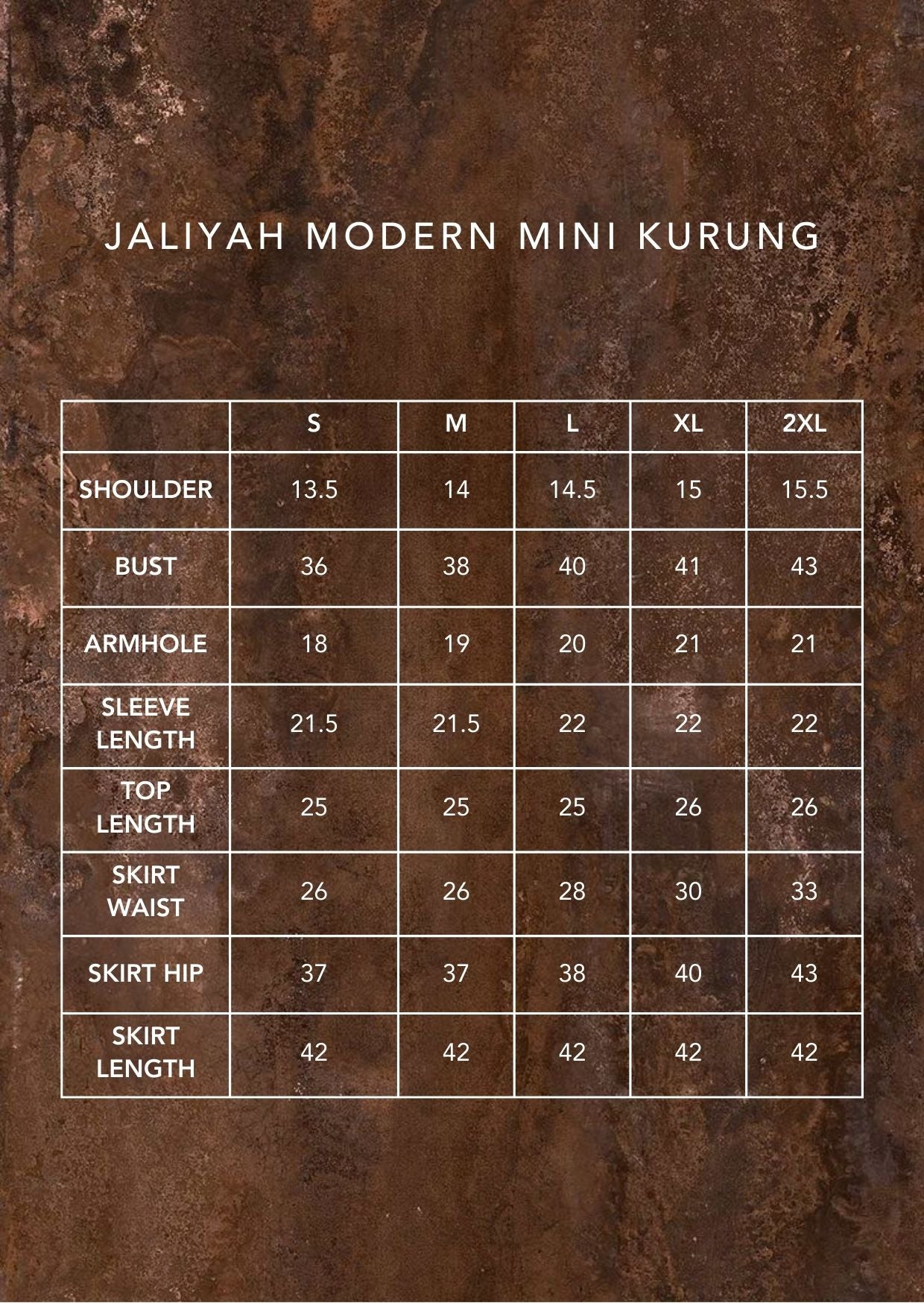 Jaliyah Modern Mini Kurung