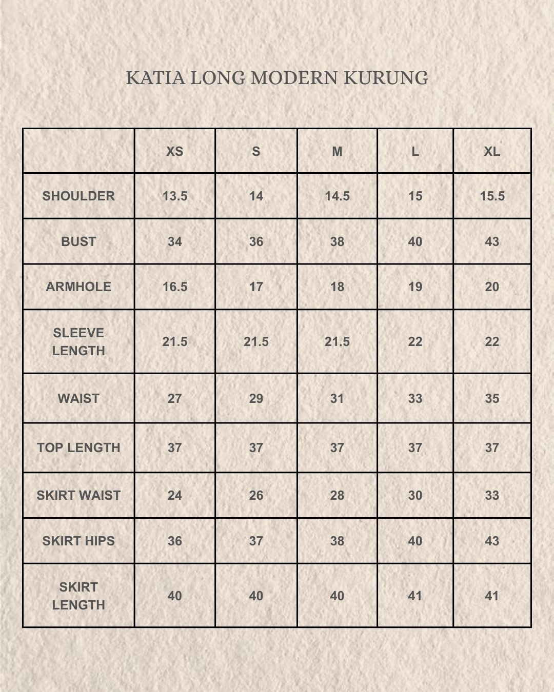 Katia Long Modern Kurung