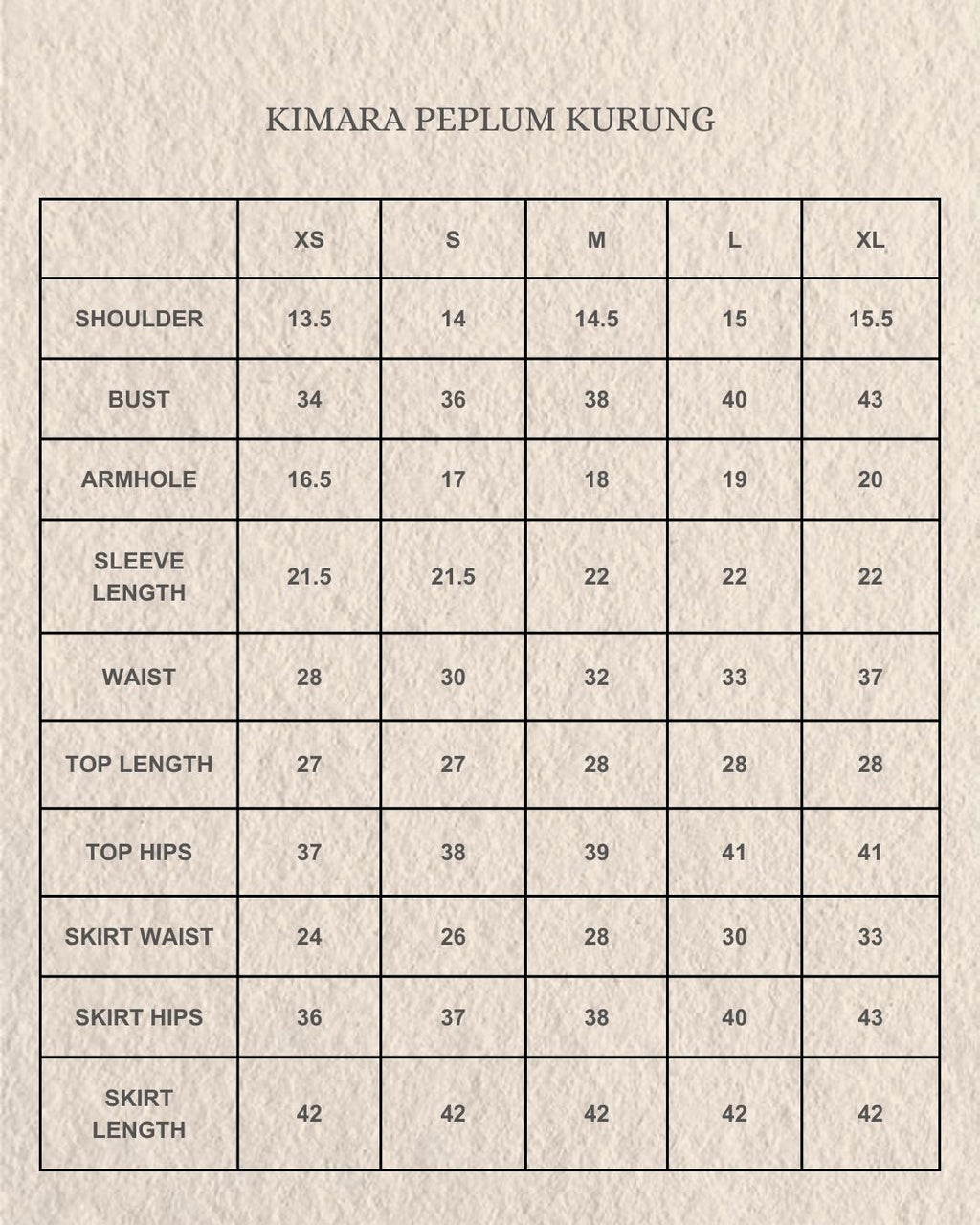 Kimara Kurung Peplum