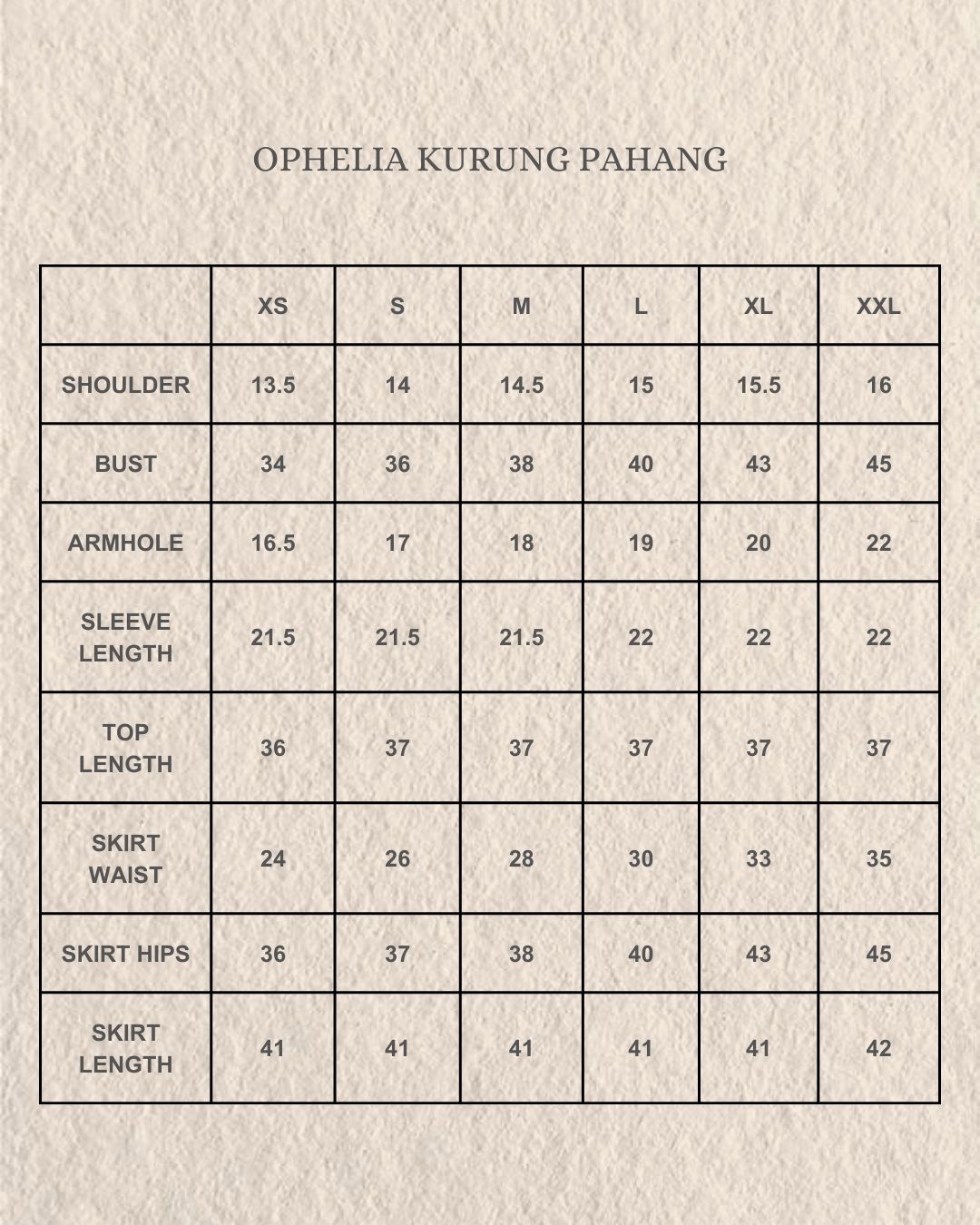 Ophelia Kurung Pahang