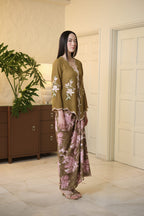 Lastika Embroidered Kebaya Olive