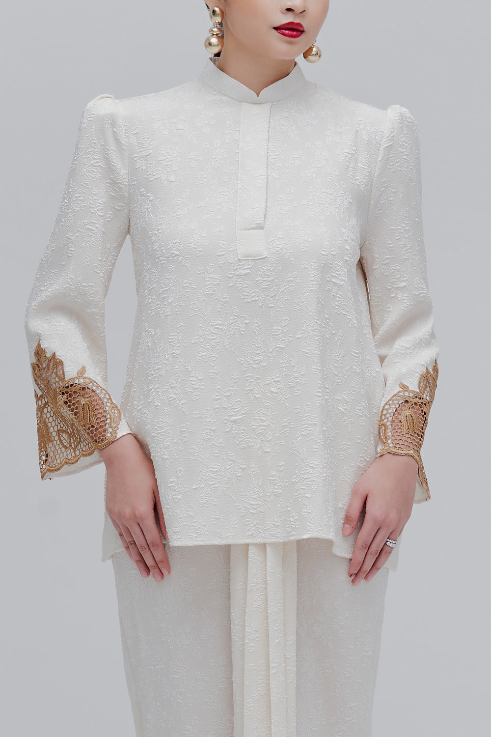 Salome Kurung Kedah - Off White