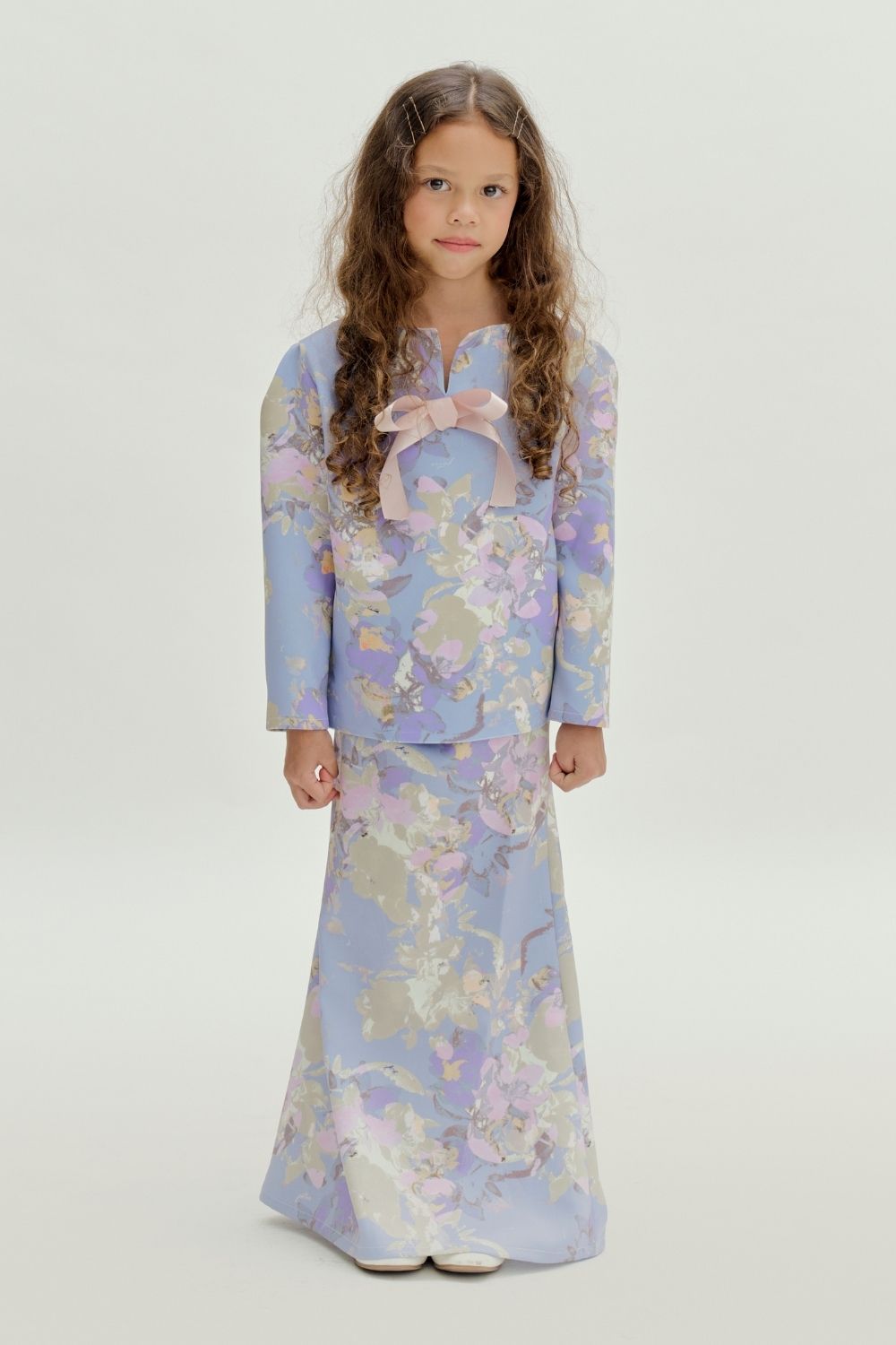 Azalea Bow Mini Kurung Kids