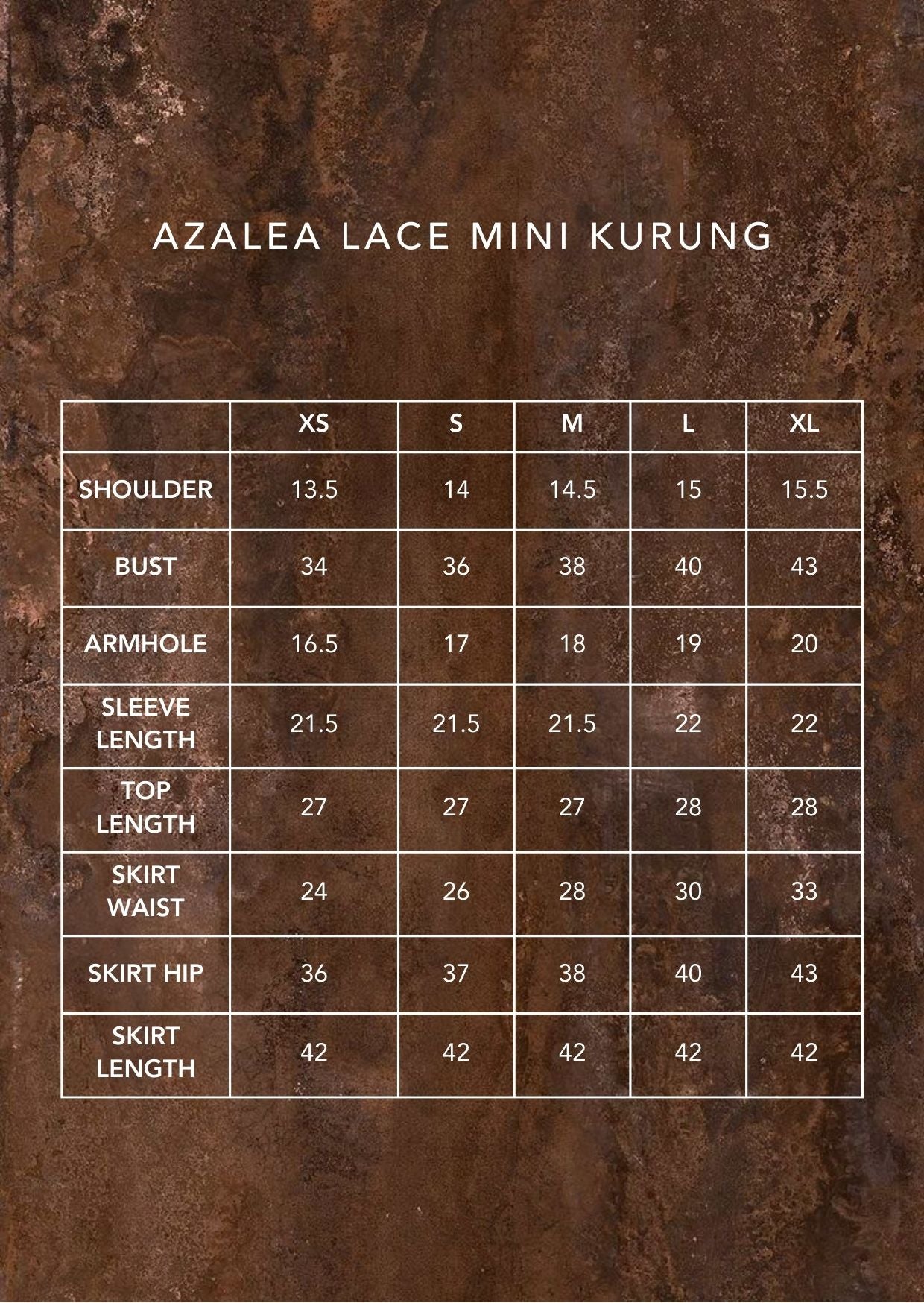 Azalea Lace Mini Kurung