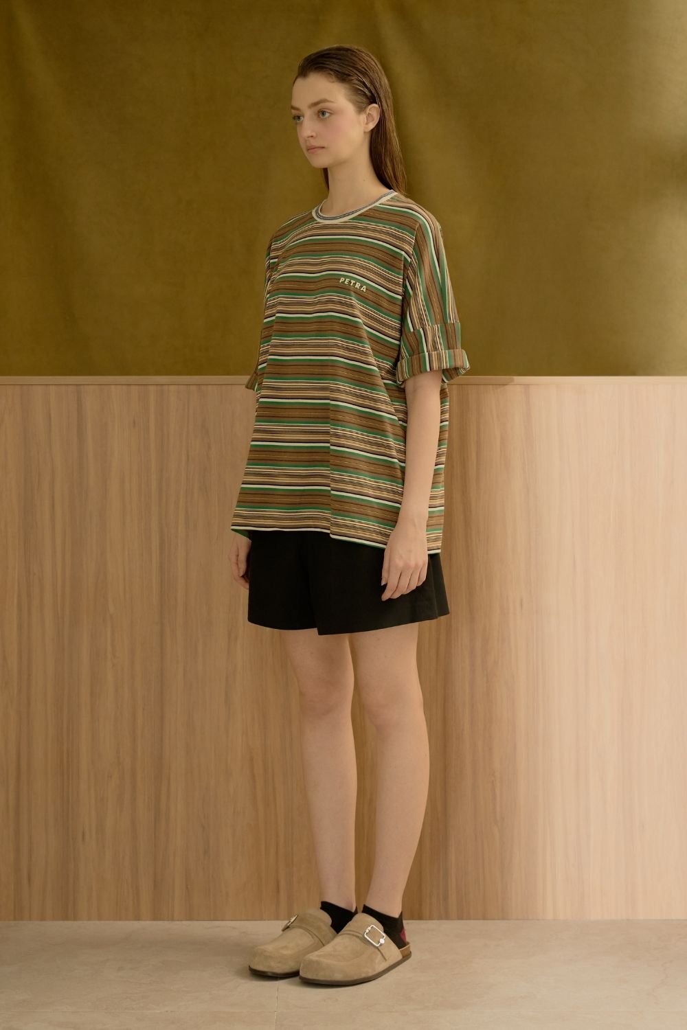 The Azur Tees (Green Brown)