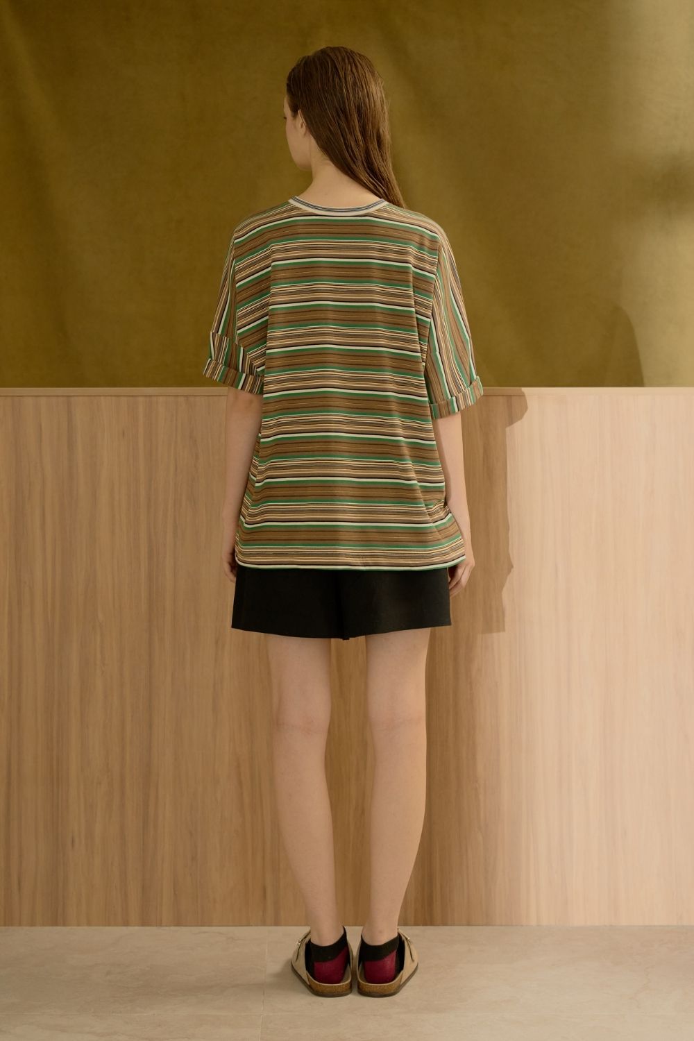 The Azur Tees (Green Brown)