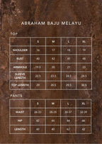 Abraham Baju Melayu  - Soft Pink