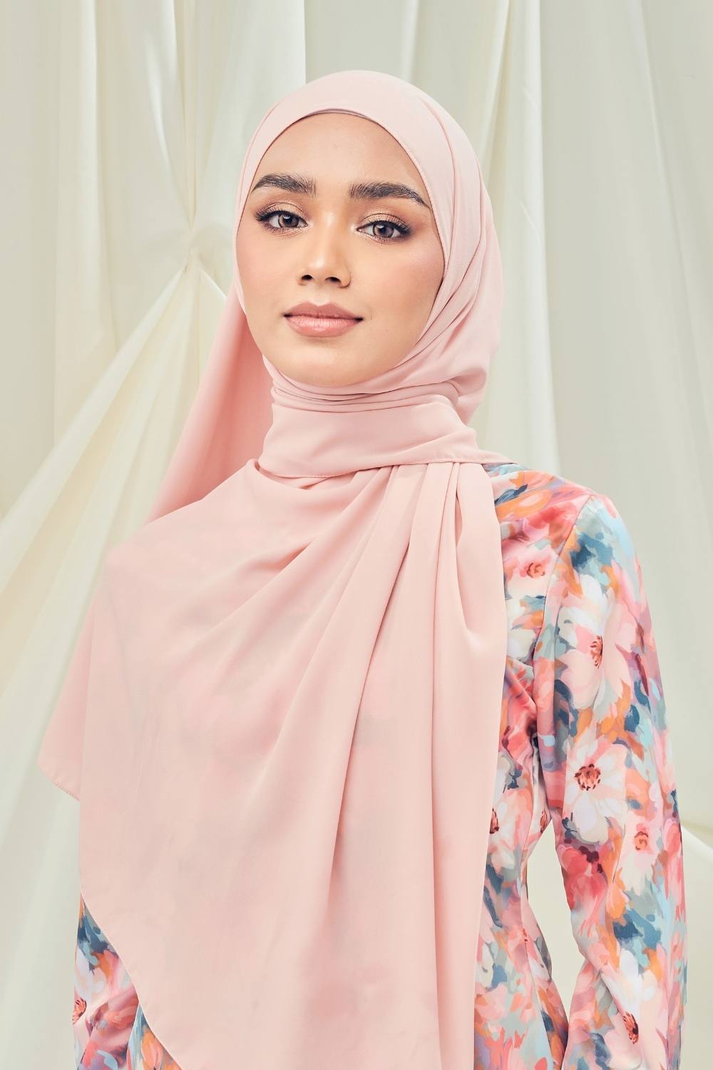 Petrascarves - Alyssa Basics Shawl (Blush Pink)